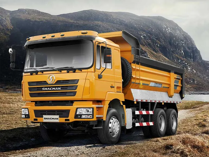 Shacman truck in mining