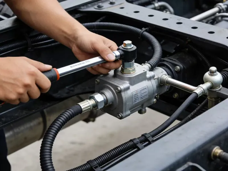 Installing Shacman Pneumatic Power Steering Kit