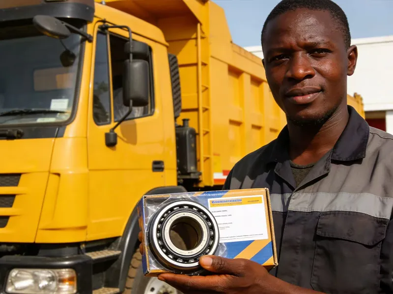 Comparison fake vs genuine bearing