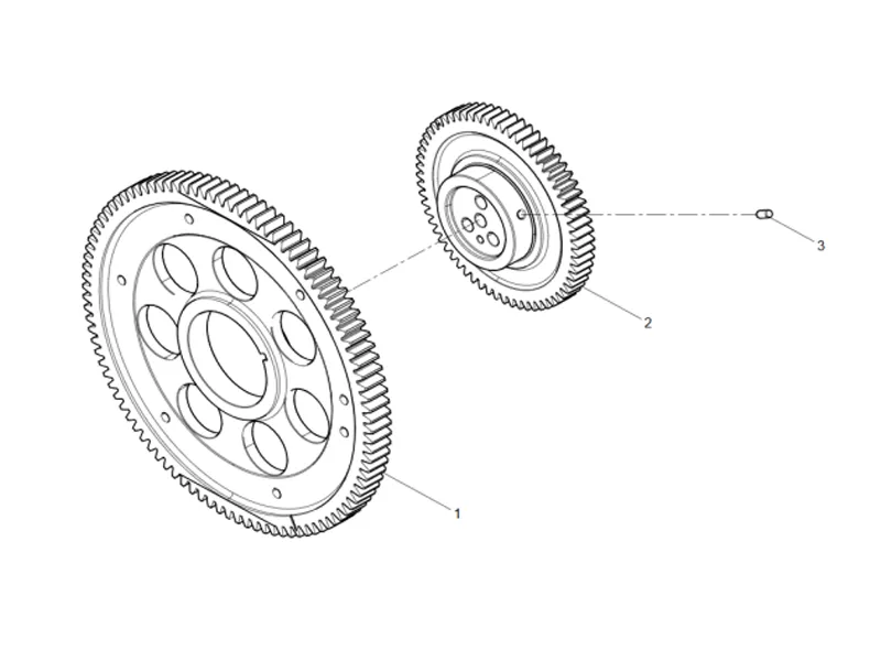 Shacman WP10 Camshaft Timing Gear Set