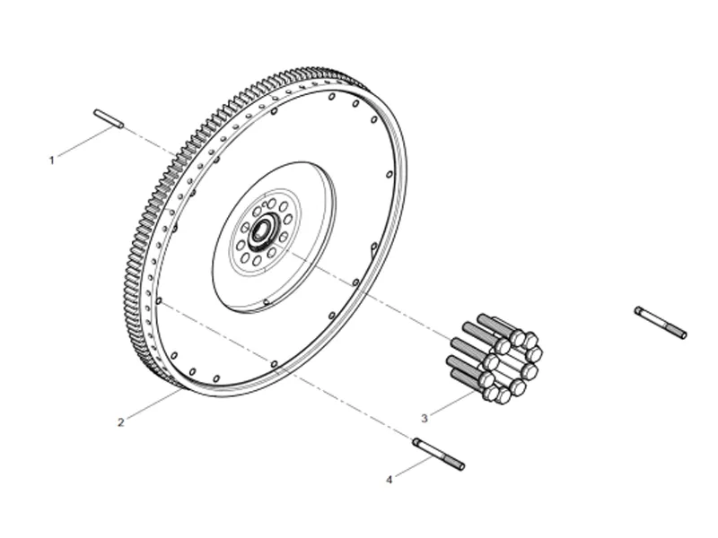 Shacman WP10 Flywheel Group