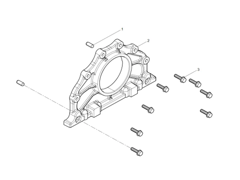 Shacman WP10 Front End Cover Group