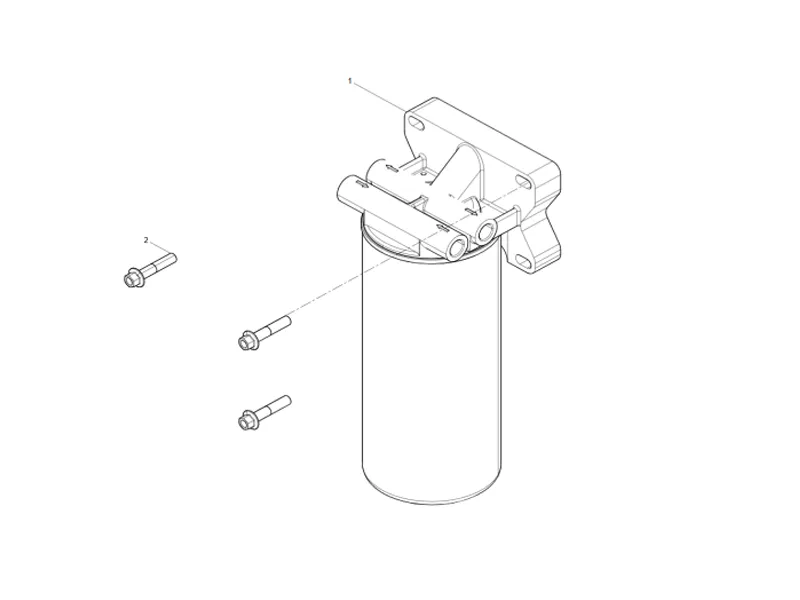 Shacman WP10 Fuel Filter Group