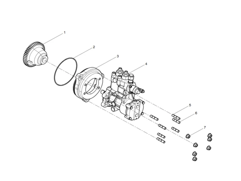 Shacman WP10 Fuel Injection Pump Group