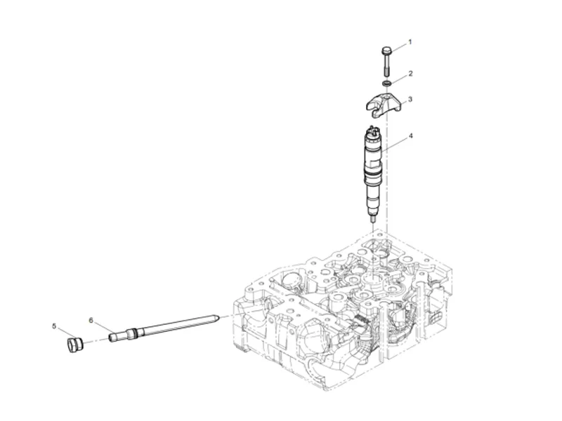 Shacman WP10 Fuel Injector Group