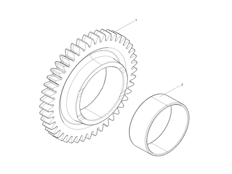 Shacman WP10 Idler Gear Assembly