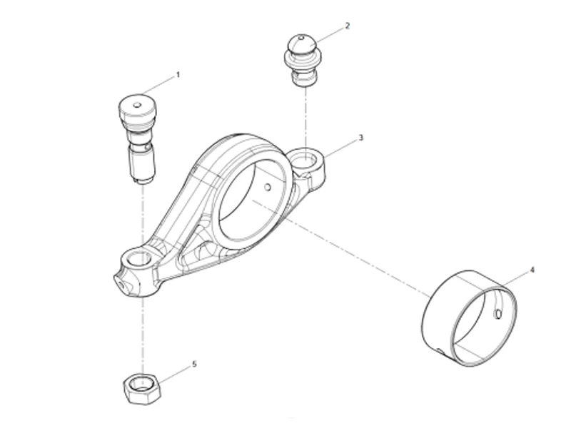 Shacman WP10 Intake Rocker Arm Set