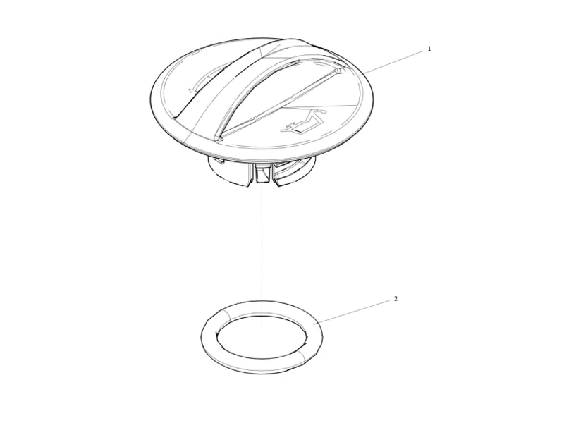 Shacman WP10 Oil Filler Cover Assembly