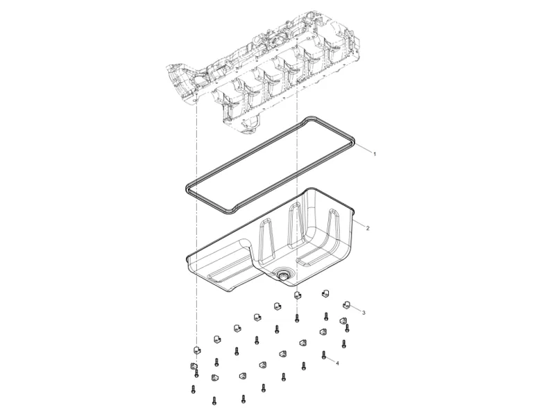 Shacman WP10 Oil Pan Group