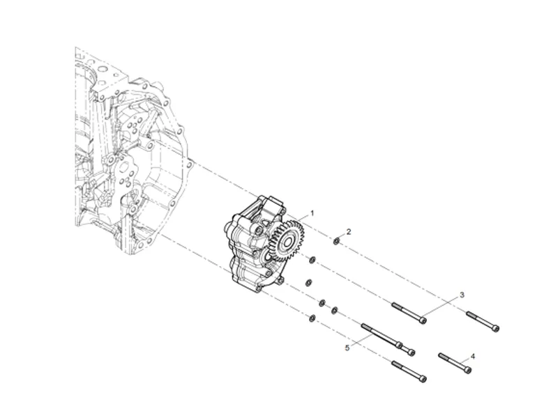 Shacman WP10 Oil Pump Group