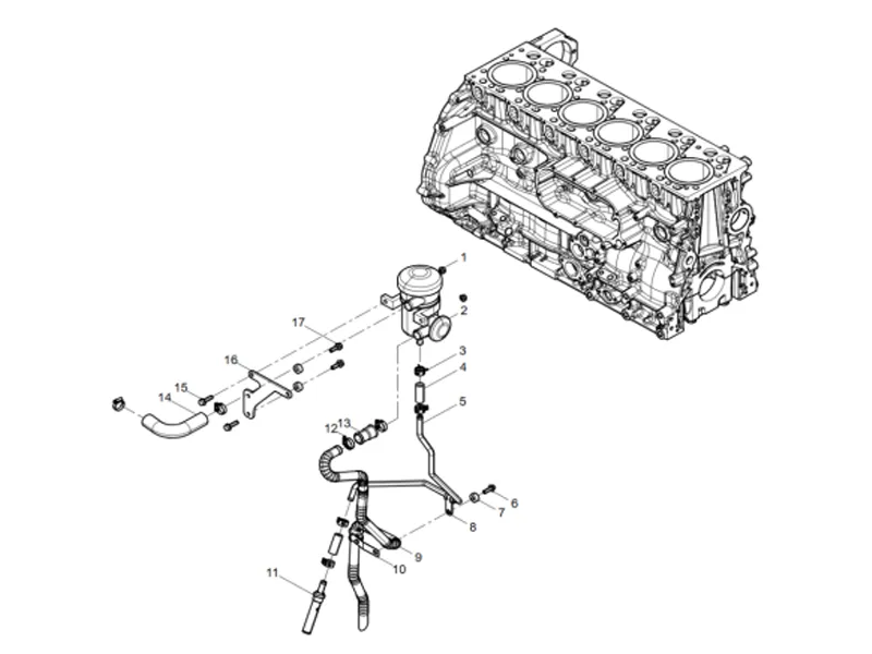 Shacman WP10 Oil-gas Separator Group