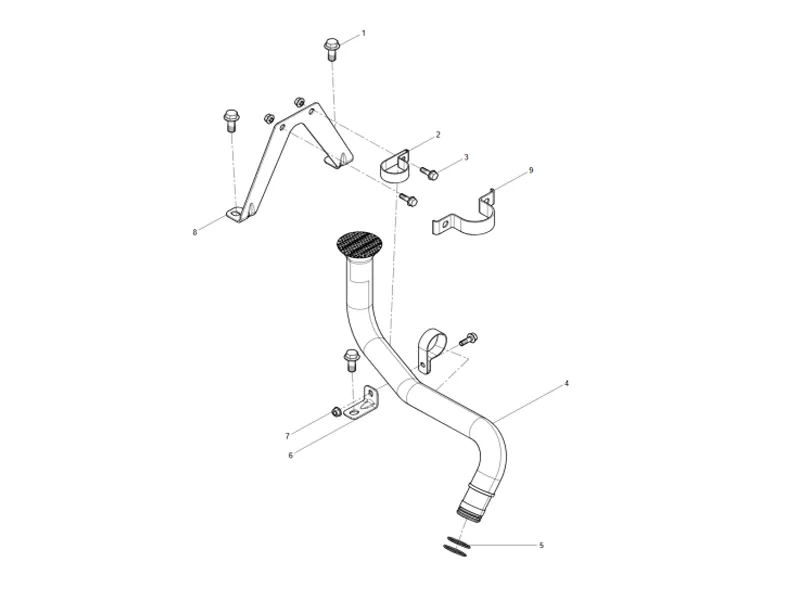 Shacman WP10 Oil suction strainer Group