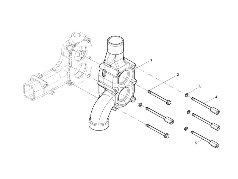 Shacman WP10 Thermostat Group