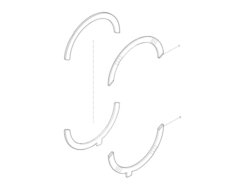 Shacman WP10 Thrust Plate Group