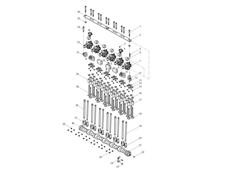 Shacman WP10 Valve Train Group