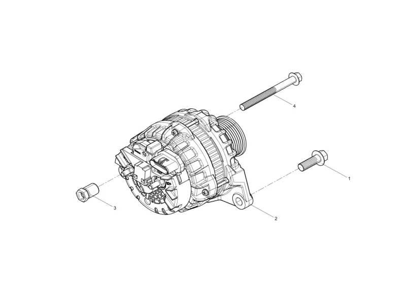 Shacman WP10 Alternator Group