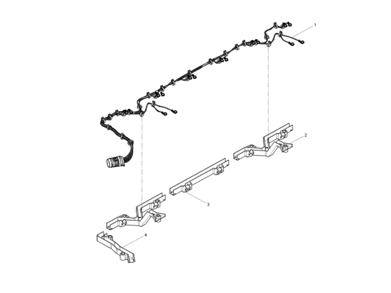 Shacman WP10 Fuel Injector Harness