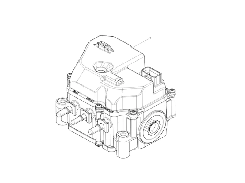 Shacman WP10 Packing Box Chassis Parts Group