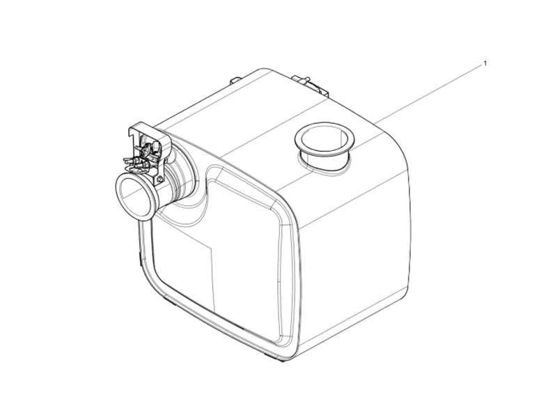 Shacman WP10 Single Transport Parts Attached to Engine Group