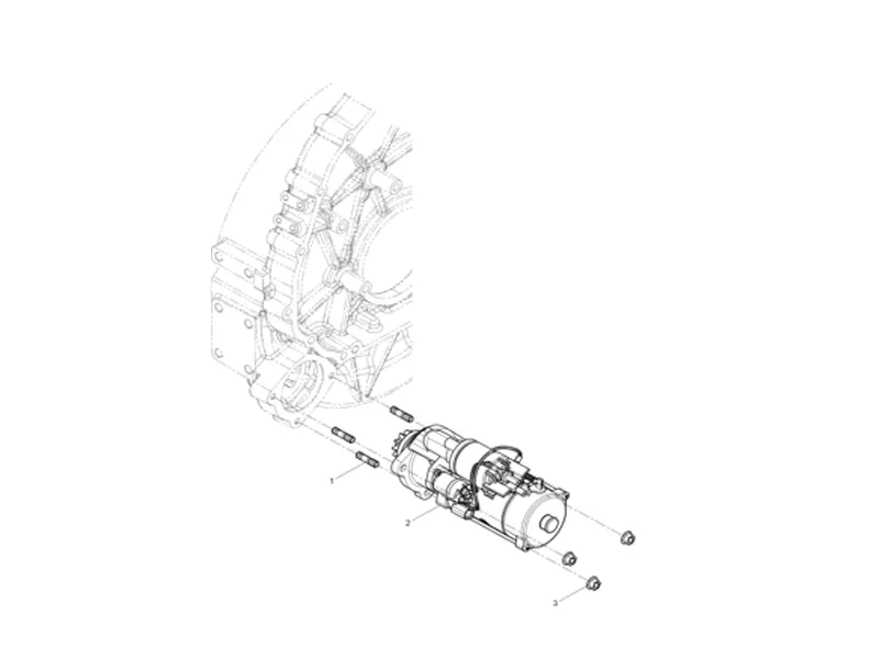 Shacman WP10 Starter Motor Group