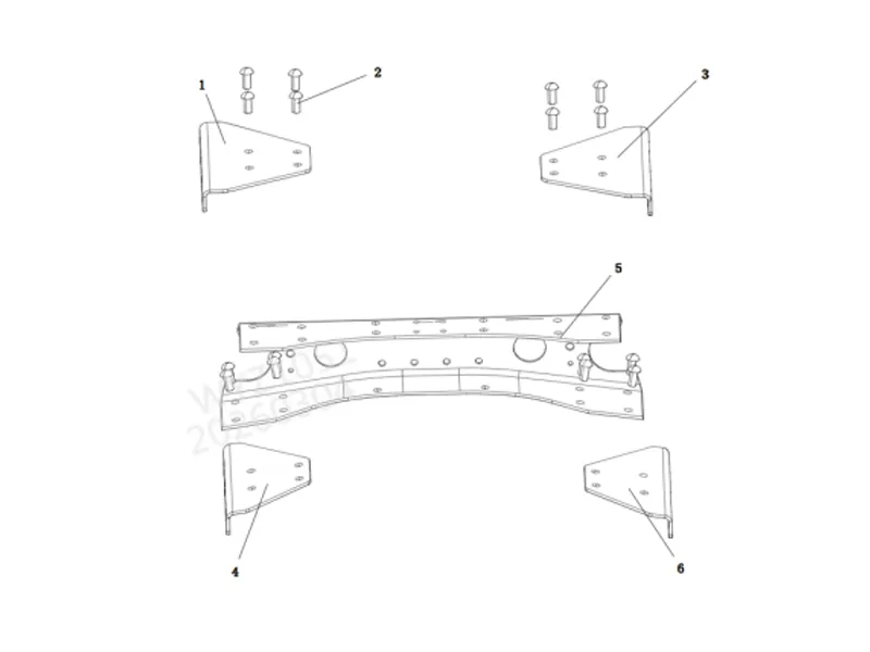Shacman X5000 Cross Beam Assembly