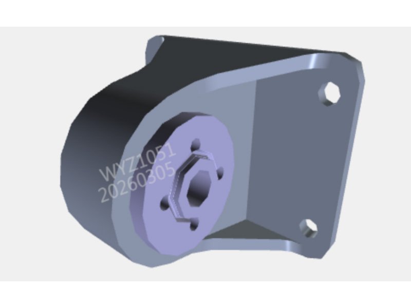 Shacman X5000 Radiator Support Bracket Assembly - bracket and support block