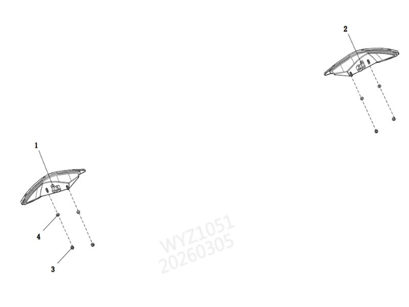 Shacman X5000 Sun Shade Lamp