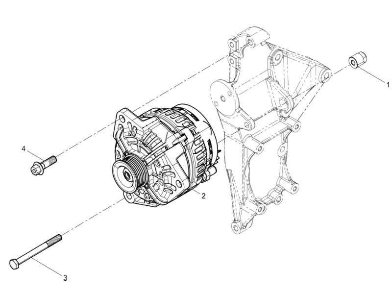 Shacman WP12 Alternator Group
