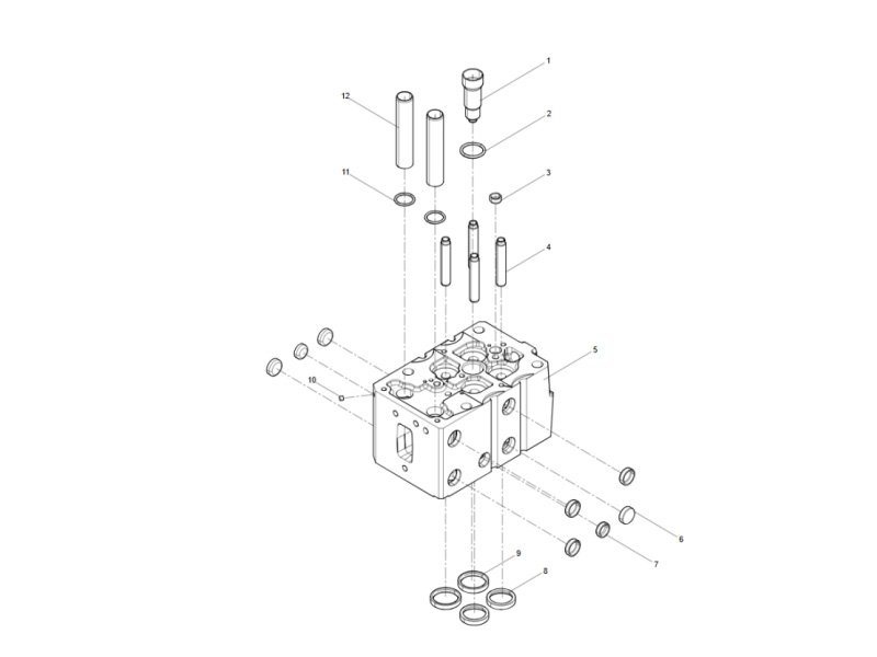 Shacman WP12 Cylinder Head Subassembly
