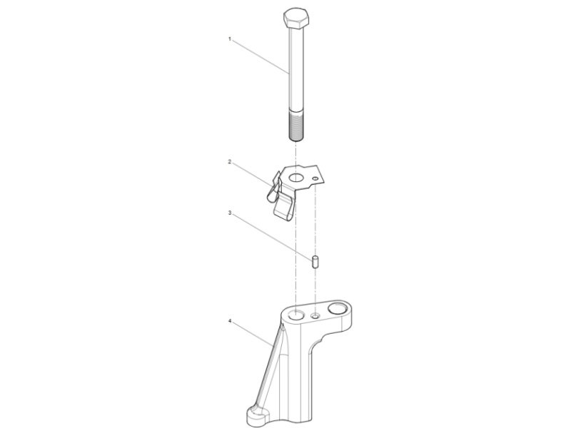Shacman WP12 EVB Bracket Assembly