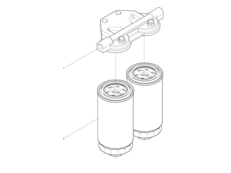 Shacman WP12 Fuel Filter