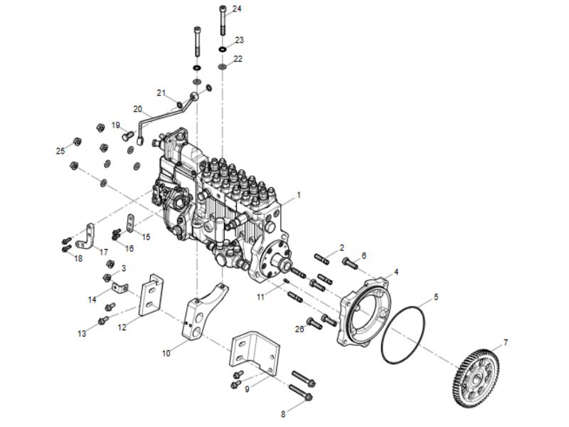 Shacman WP12 Fuel Injection Pump Group