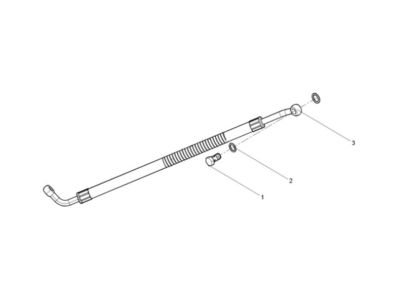 Shacman WP12 Fuel Injection Pump Oil Pipe Group