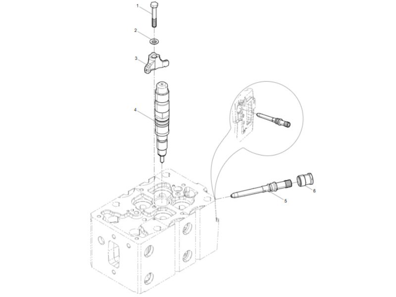 Shacman WP12 Fuel Injector Group