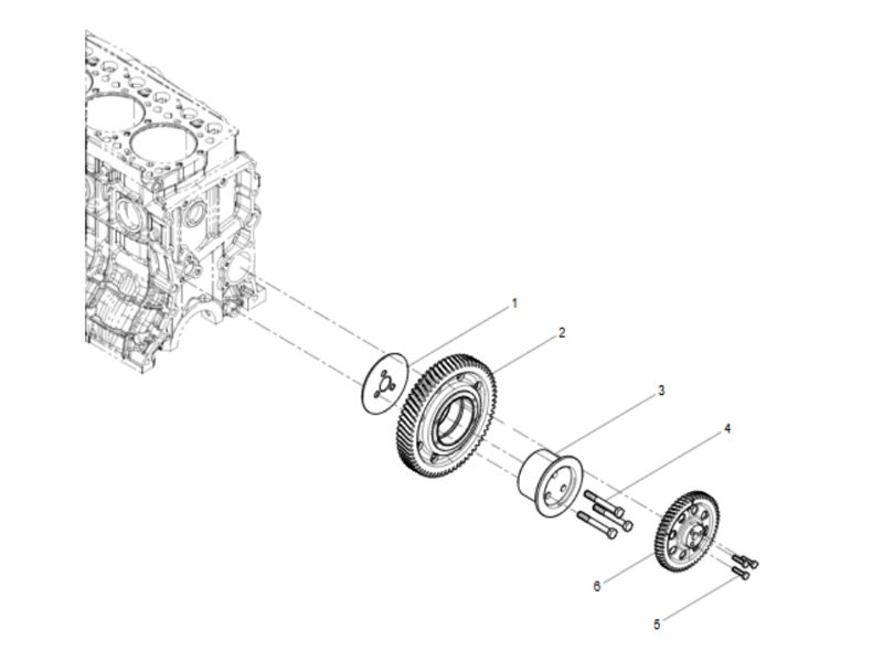 Shacman WP12 Gear Drive Group