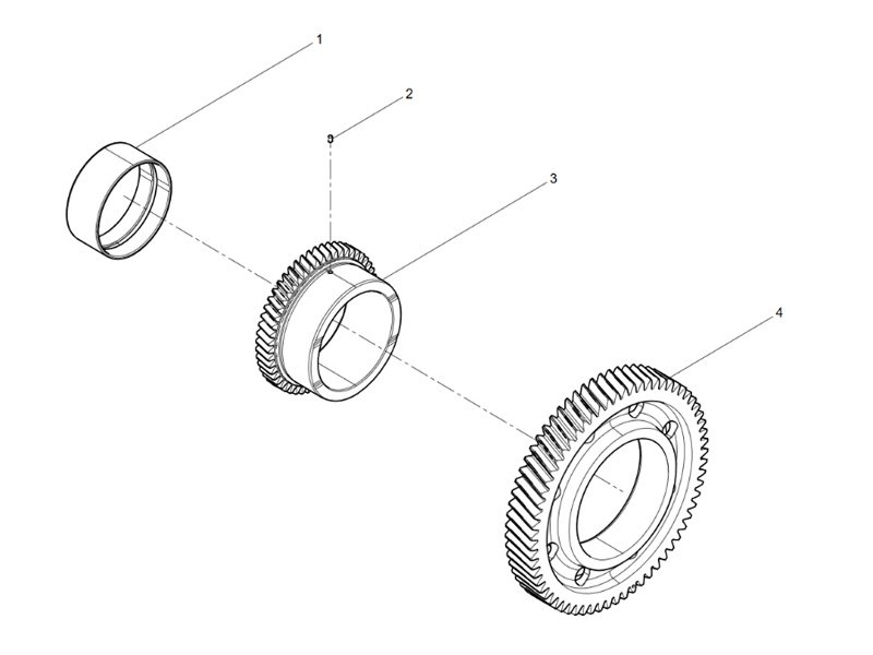 Shacman WP12 Idler Gear Assembly