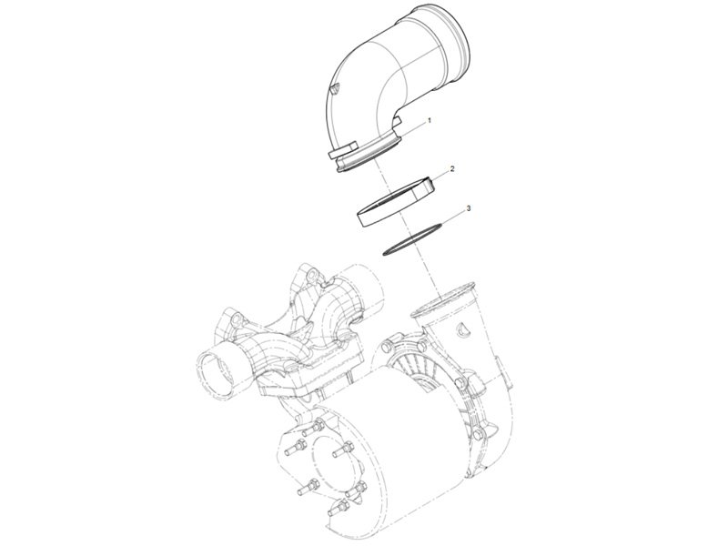 Shacman WP12 Intercooler Group