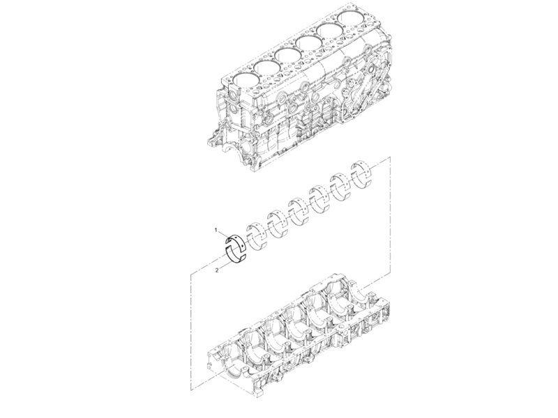 Shacman WP12 Main Bearing Group