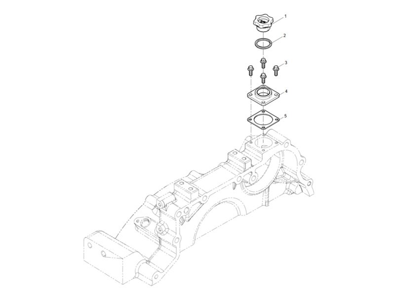 Shacman WP12 Oil Filling Pipe Group