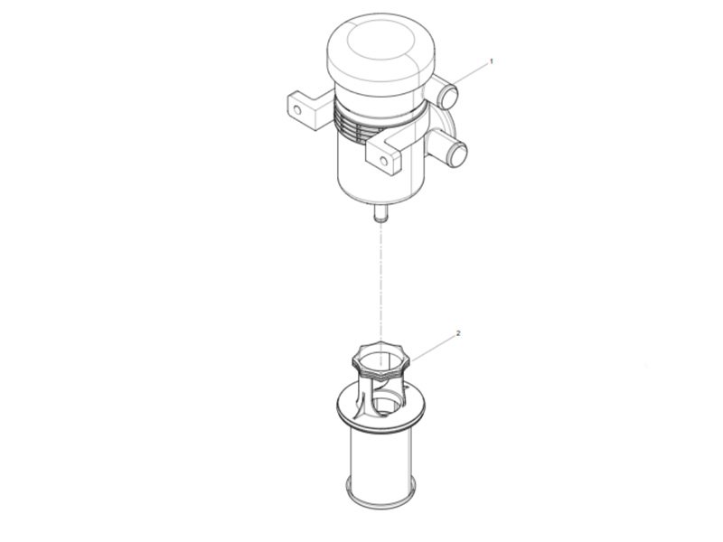 Shacman WP12 Oil-Gas Separator