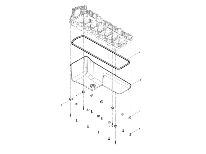 Shacman WP12 Oil Pan Group