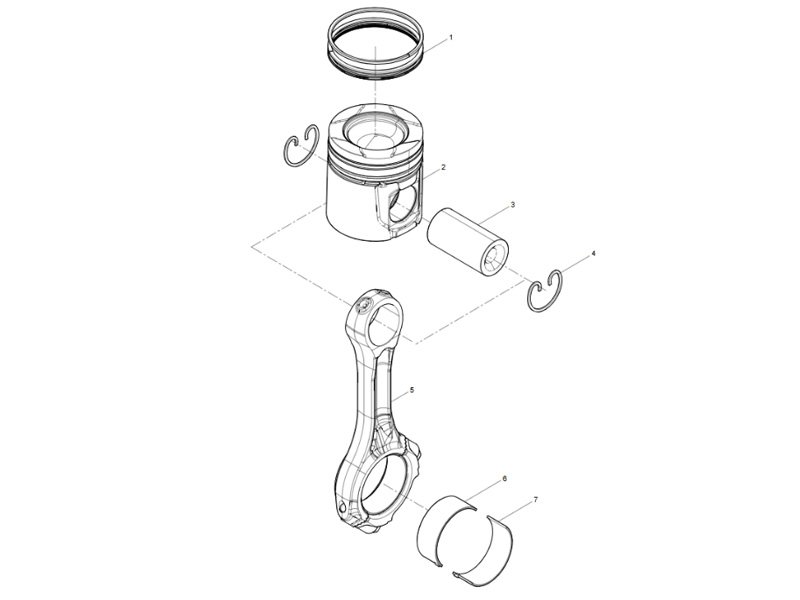 Shacman WP12 Piston And Connecting Rod Group
