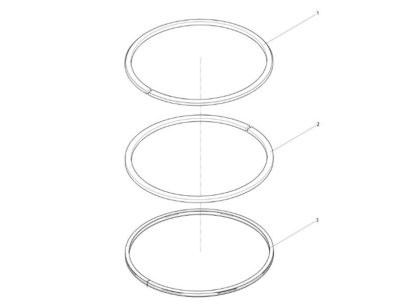 Shacman WP12 Piston Ring Set