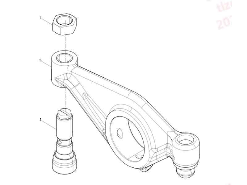 Shacman WP12 Rocker Arm Set