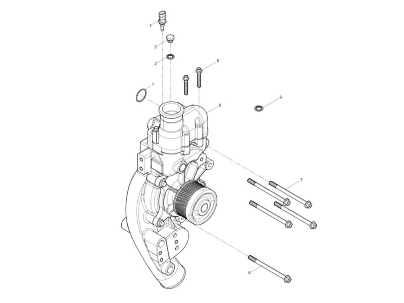 Shacman WP12 Water Pump Group