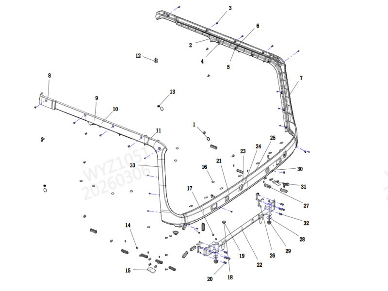 Shacman X5000 Assembly Parts