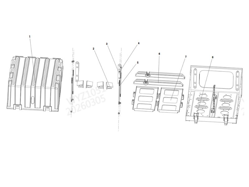 Shacman X5000 Battery Box