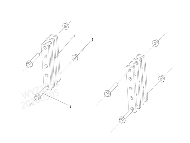 Shacman X5000 Battery Fixation