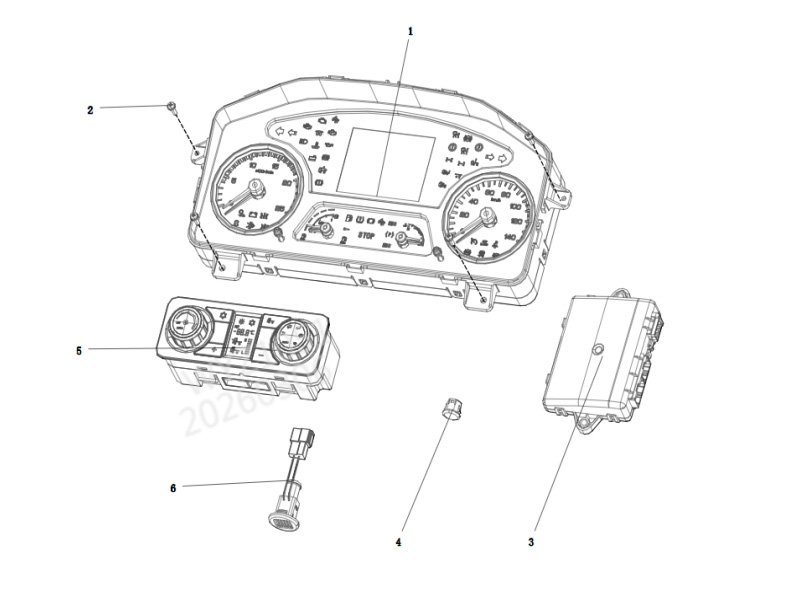 Shacman X5000 Cab Communication Architecture