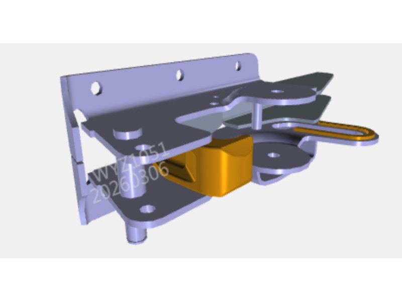 Shacman X5000 Cab Turnover Shaft Left Support Assembly RHD